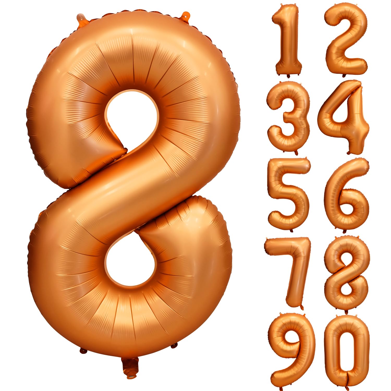 Red 0 balloon 40 Inch Giant Helium Foil Number 0 to 9 Red Balloon Birthday Wedding Party Digital Decorations (Number 0) — view 73