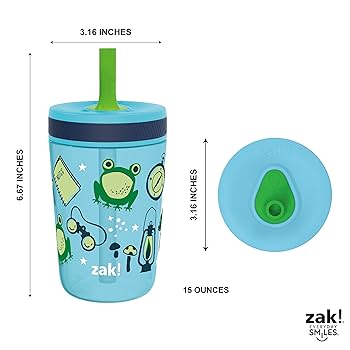Amazon.com : Zak Designs Kelso 15 oz Tumbler 2pc Set