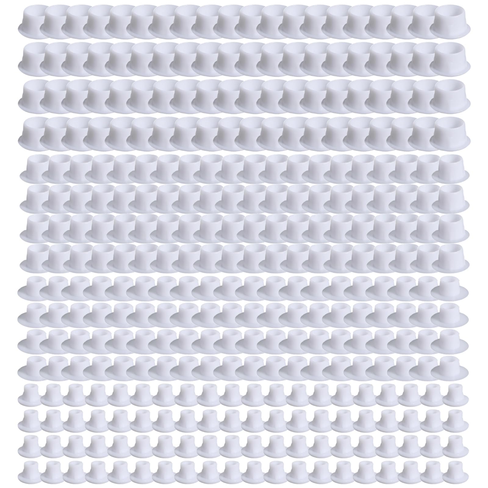 320Pcs Furniture Hinge Hole Covers Plug Decoration Caps 4 Sizes Cabinet Table Chair Holes Plug Quick Install Hole Plugs for Furniture Hinge Holes