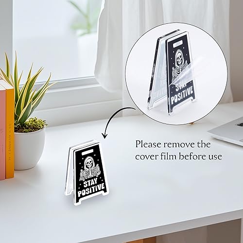 Miniatura 5 de Decoración de escritorio inspiradora de esqueleto de Halloween para él y ella, decoraciones de Halloween, regalos de interior para amigos,