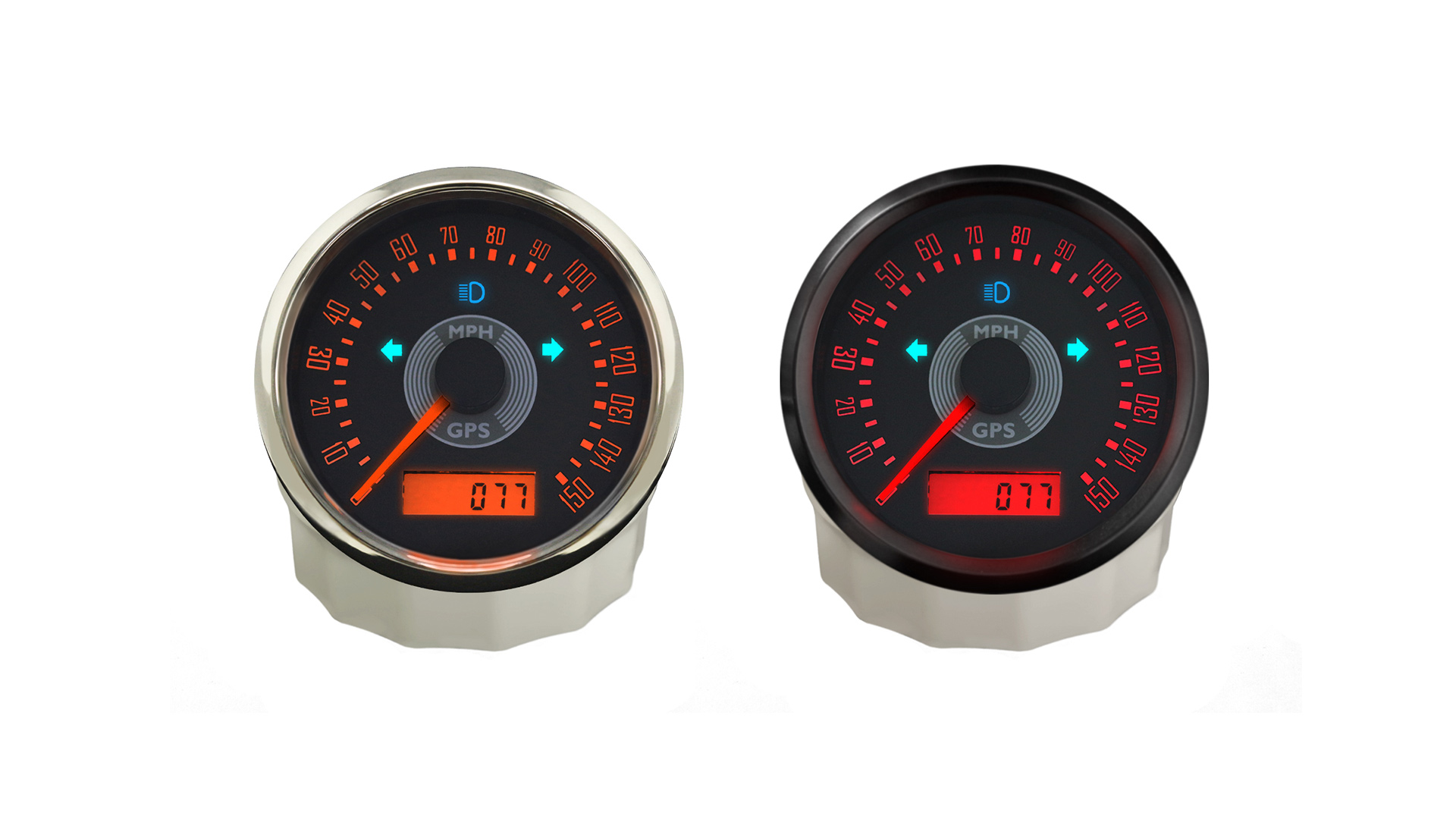 ELING Compteur De Vitesse GPS Moto & Auto 85 Mm – 0-200 Km/h, Rétroéclairage, Étanche IP67 – Idéal Tout-Terrain
