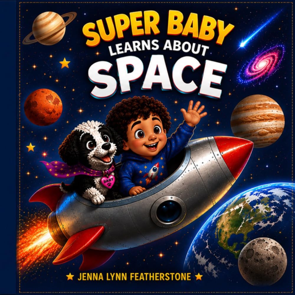 Super Baby Learns About Outer Space: A Cosmic Adventure with Johnny (The Adventures of Baby the Super Dog)