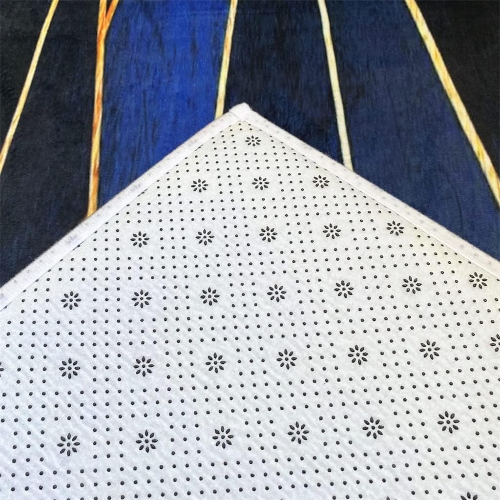 Kitchen Mat Home Entrance Door Mat Corridor Bathroom Long Carpet Bedroom Living Room Balcony Floor Decoration(Black,40cmx120cm)