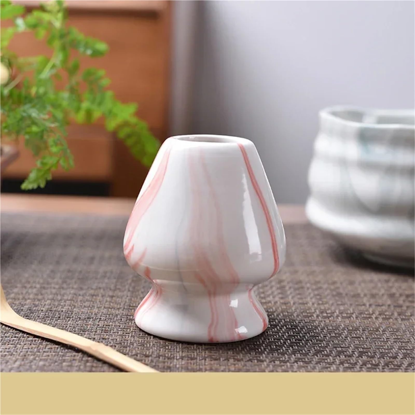 Juego de 3 piezas de matcha, cucharas de té de seguridad, herramientas for mezclar té en interiores, accesorios, juegos de utensilios de cocina Juego de Té Matcha(Black pink)