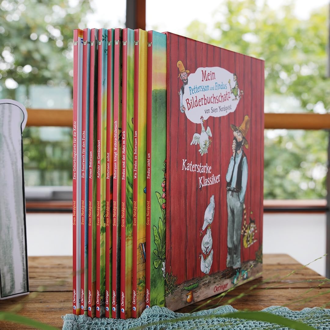 Pettersson und Findus. Mein Pettersson und Findus Bilderbuchschatz: Katerstarke Klassiker: Katerstarke Klassiker. 9 Bücher im Schuber