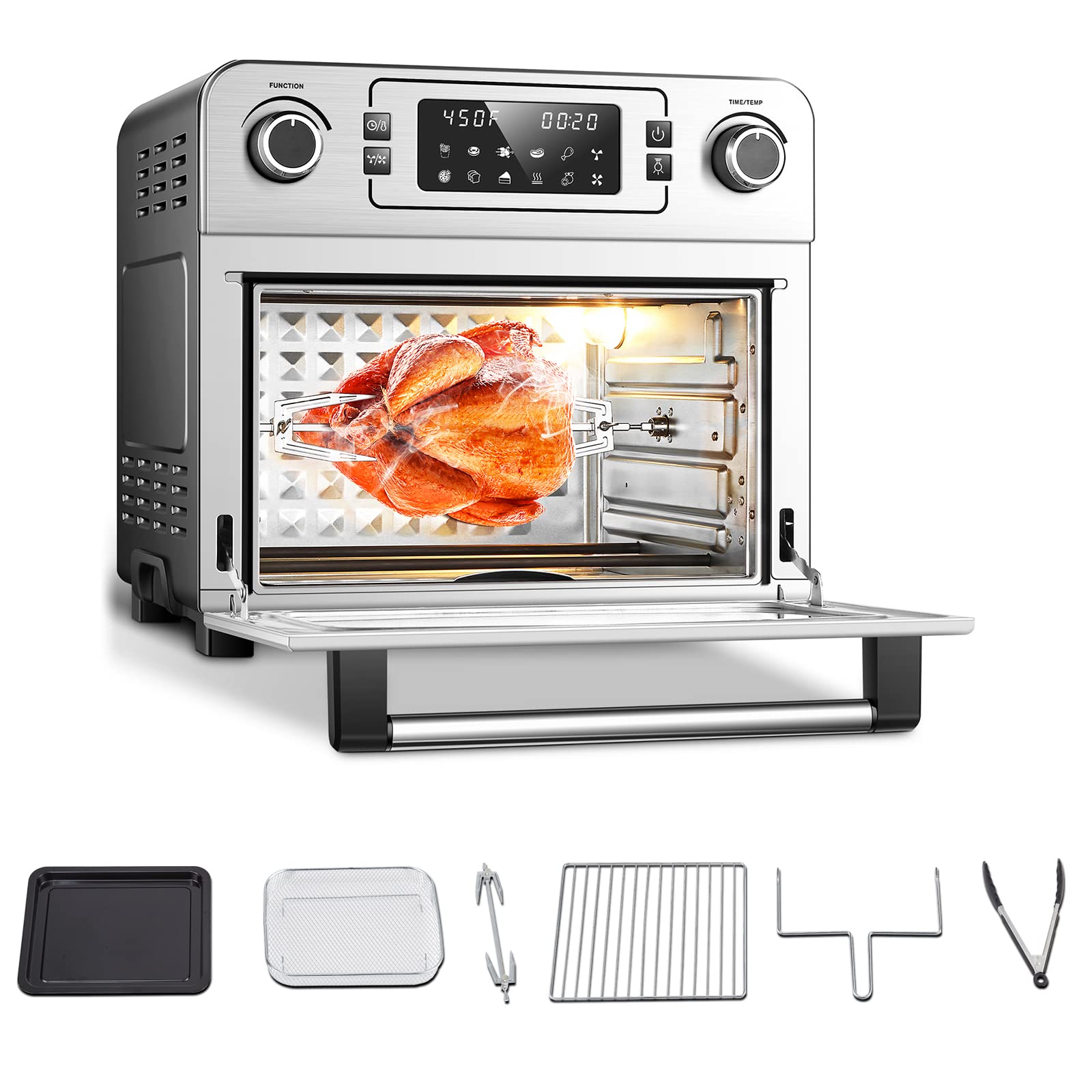 A aobosi Toaster Oven Air Fryer Oven Toaster Convection Oven Digital