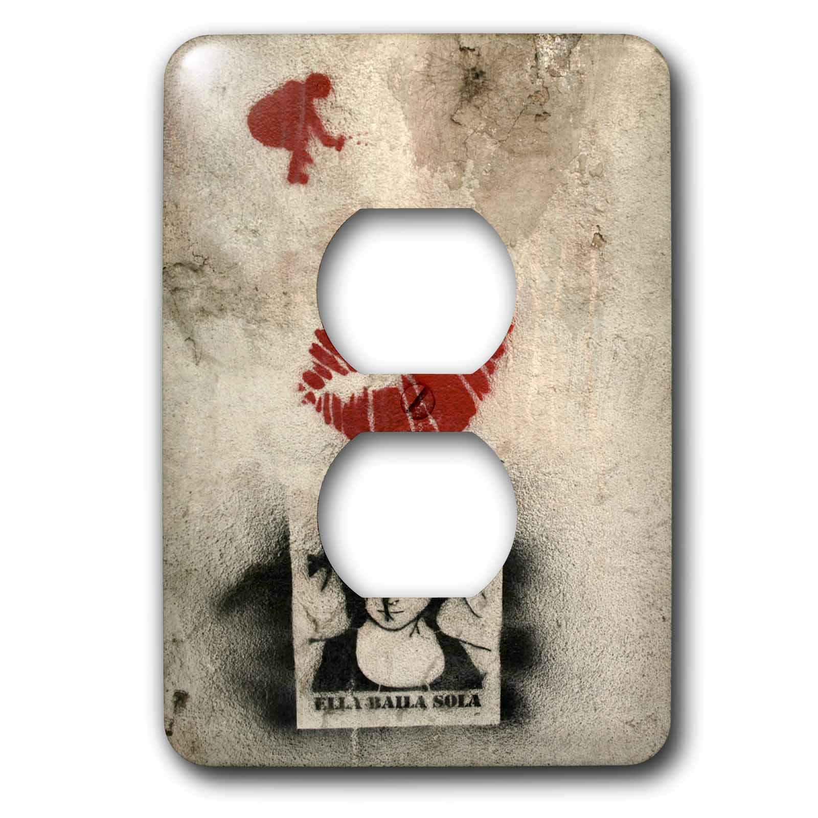 Red Lips Girl plaque murale pour chambre et studio de danse moderne