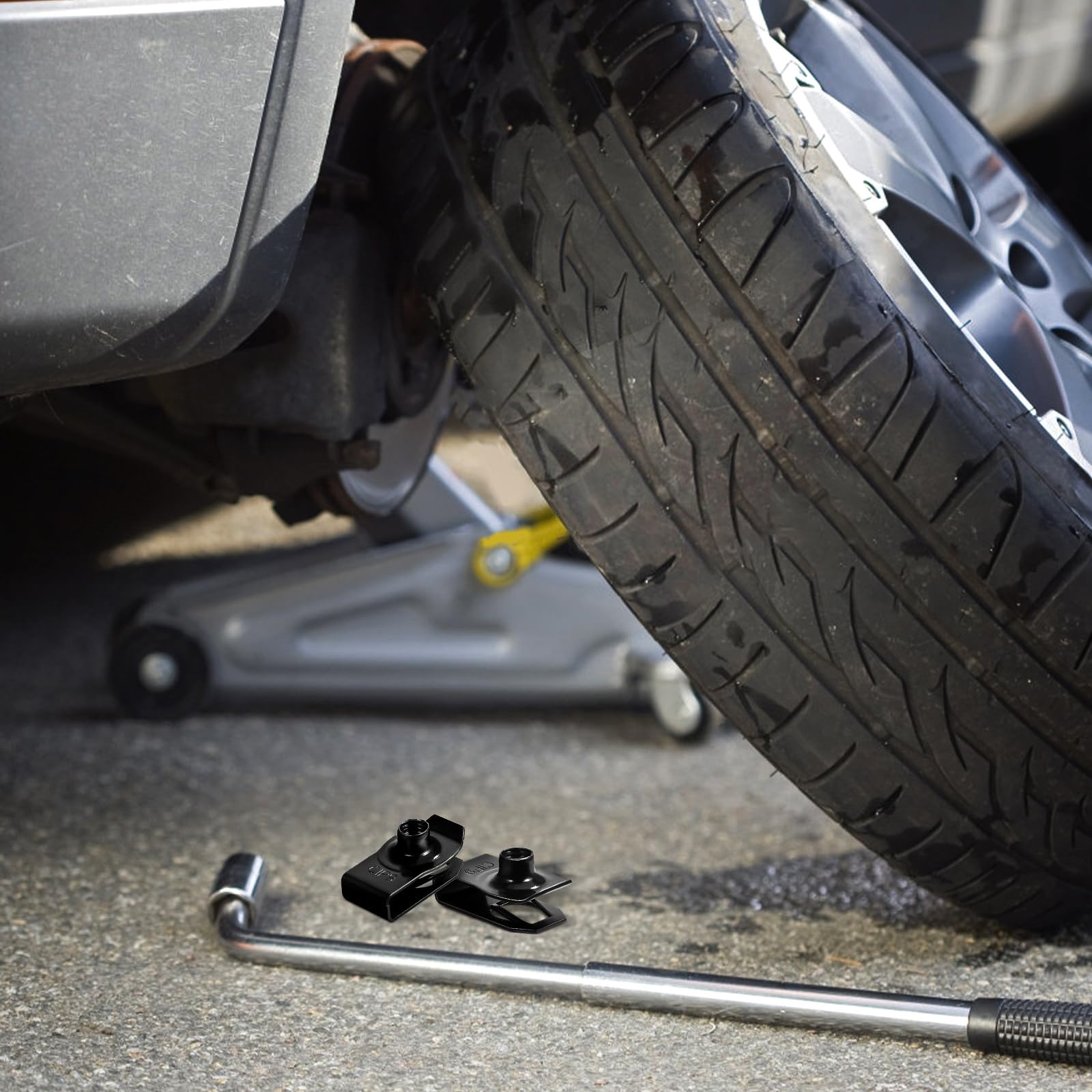 jojofuny 20 pezzi M 6 estrusi di tipo U clip accessori metallici auto per carrozzeria cofano scudo paraurti radiatore