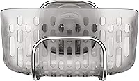 OXO Good Grips StrongHold Suction Sink Caddy Organizer - Gray | Clutter-Free Kitchen Sink Storage