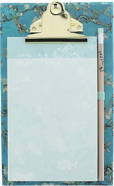 Van Gogh Magnetic Jotter Pad | Magnetic Shopping List Pad including Pencil | Magnetic To do Notepad | Christmas & Birthday Gifts for Women and Men