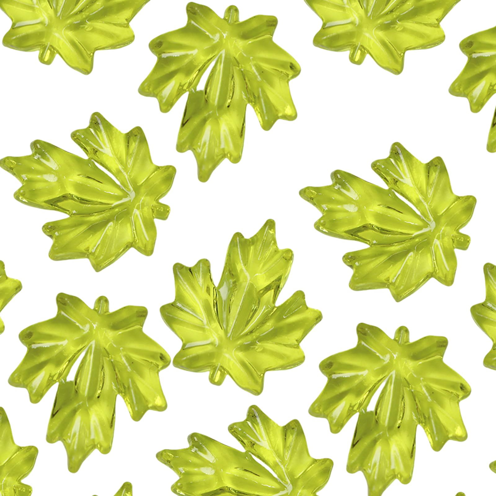 120pcs Maple Leafs for Thanksgiving Tabletop Decorations and Preschool Activities Acrylic Embellishments Acrylic Maple Leafs