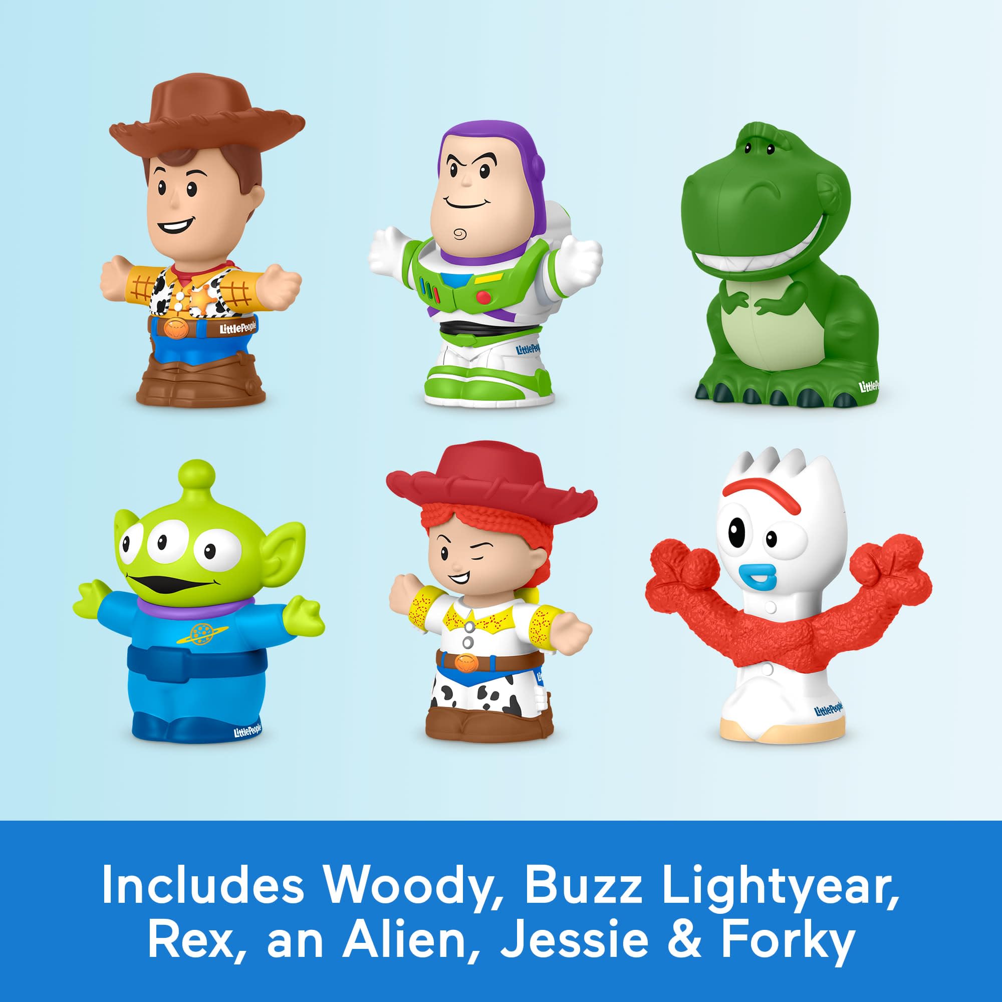 Fisher-Price Little People Toddler Toys Disney Pixar Toy Story Figure Set - Image 3