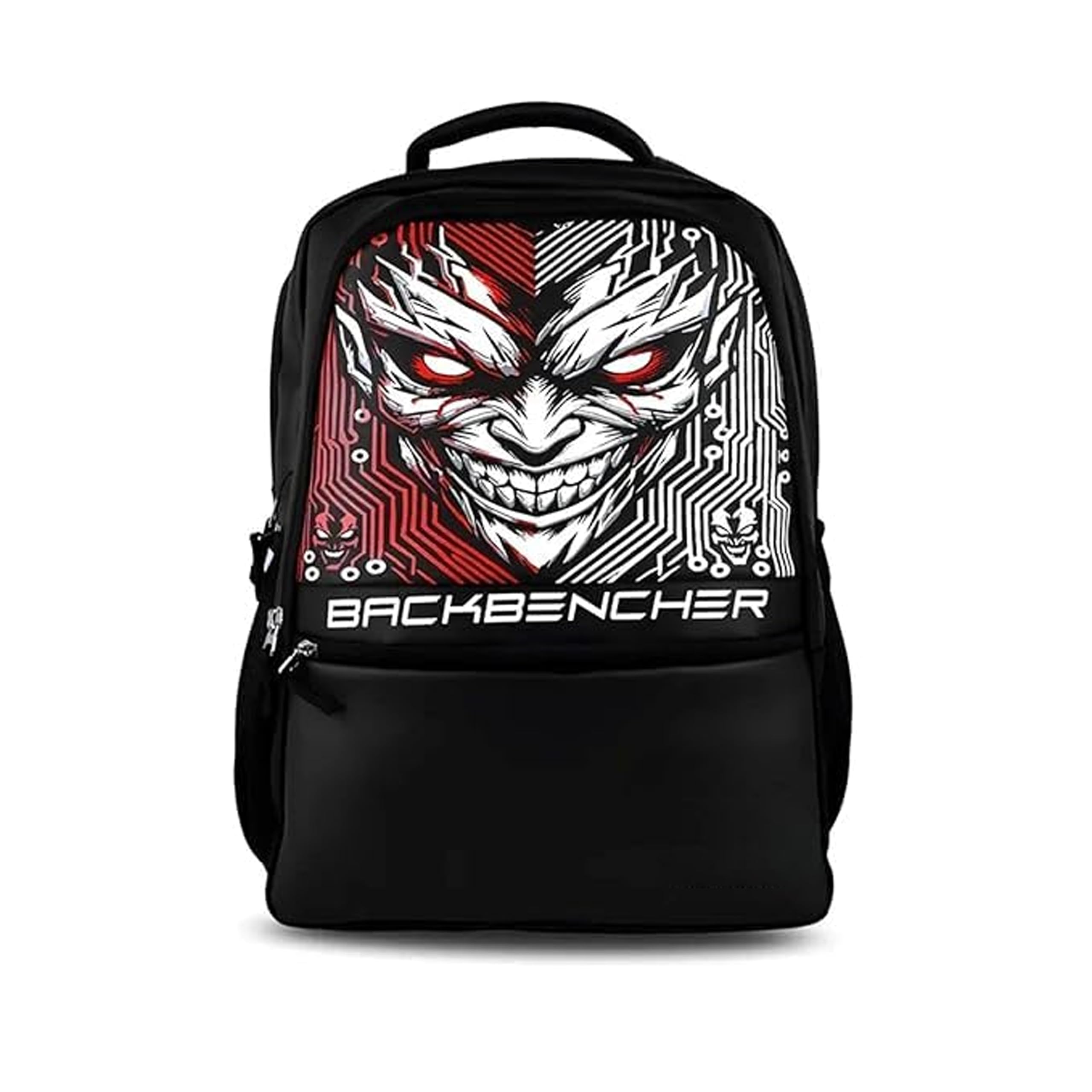 Printed Backpack for Boys | 30L School & College Bag | Stylish Laptop Backpack with Padded Back, Spacious Compartments & Water Bottle Pocket-image-14