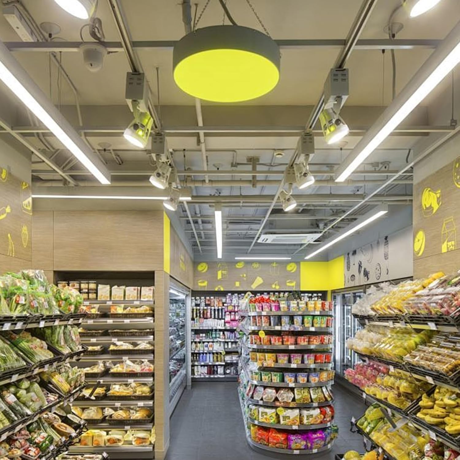 4FT LED Linear Strip Light Fixture, 4 Foot LED Shop Lights 40/32/24W 35/40/5000K CCT Selectable,Surface Mount and Hanging Ceiling Lighting Fixture for Garage, warehouse, workshop, supermarket (4)