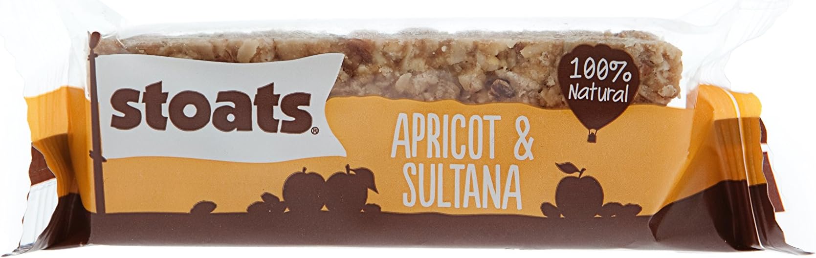 Stoats Apricot and Sultana Porridge Oat Bars 50 g (Pack of 18)