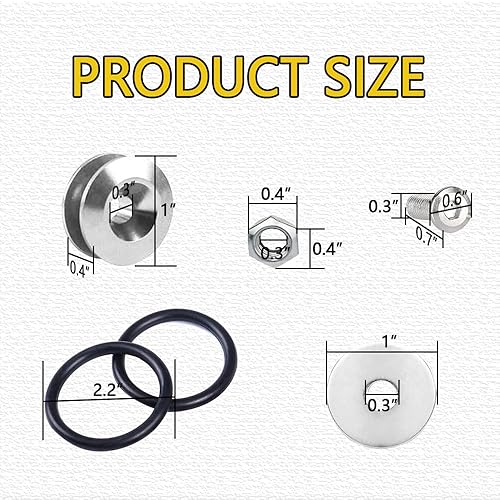 Miniatura 23 de ASUBHA Juego de 4 clips universales de liberación rápida para parachoques delantero y trasero, solución de fijación definitiva para liberación Negro