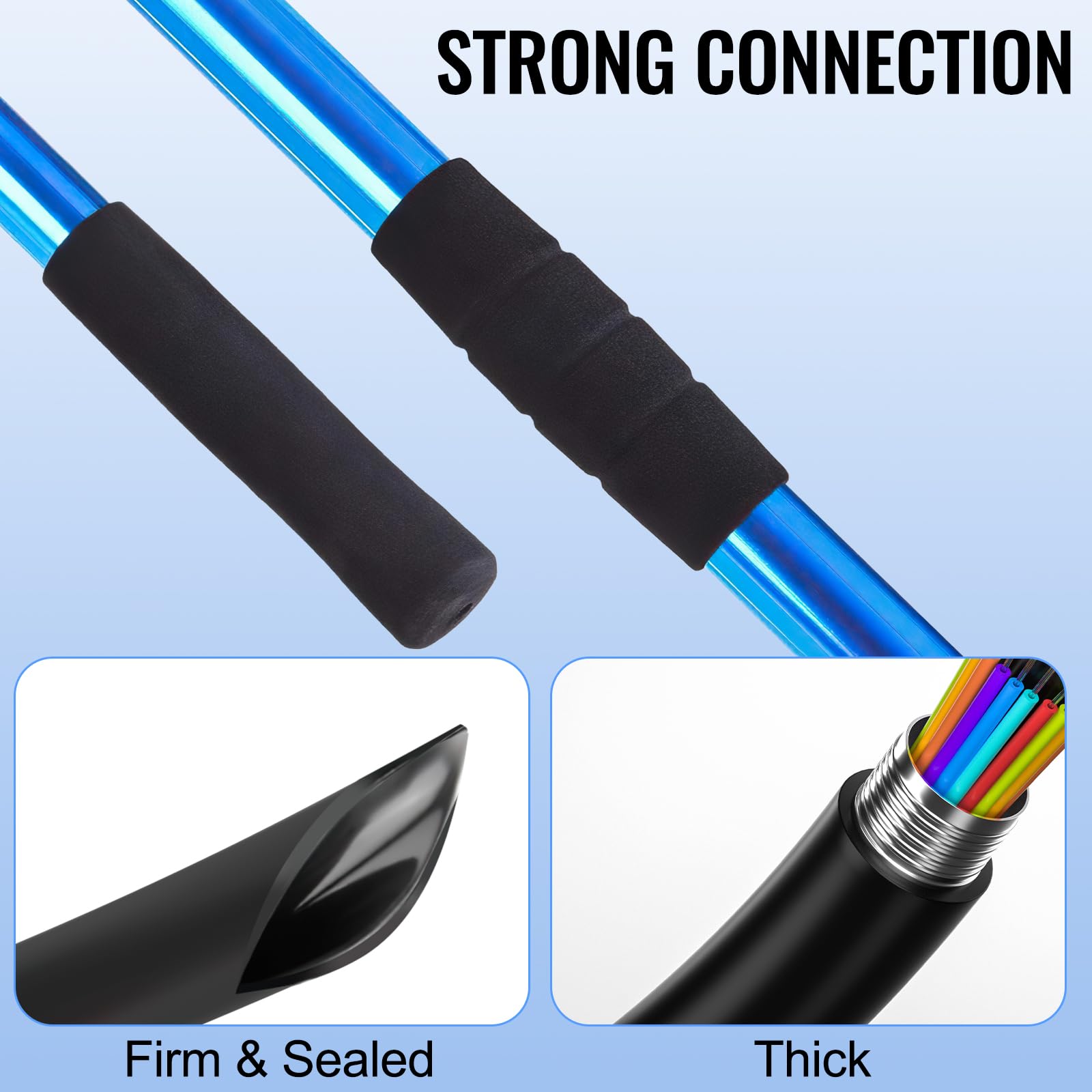 Tubi Termorestringenti Othmro In PE – Diametro 30mm, Lunghezza 2m, Rapporto 2:1, Colore Nero, Per Isolamento Cavi - 3