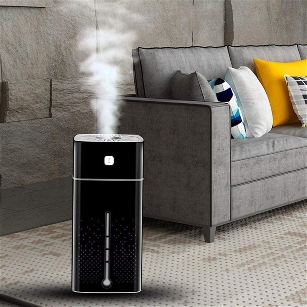 1000ml umidificatore Usb diffusore di aromaterapia olio essenziale con la luce di notte purificatore Muto senz'acqua Automatic Power Off umidificatore Mini Umidificatore(B)
