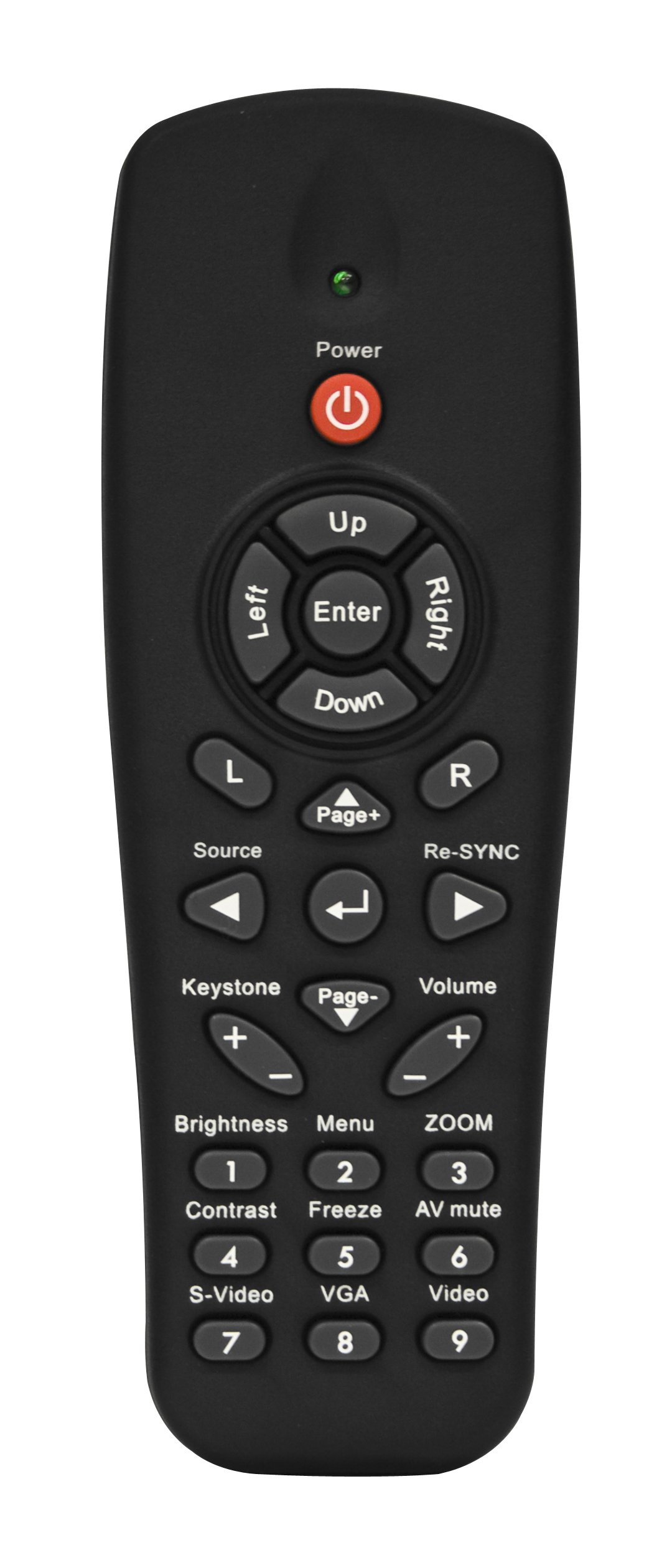 Mando A Distancia Repuesto Para Proyector Optoma - Modelos BR329, DS347, EH331, H182X, Etc., No Necesita Programación