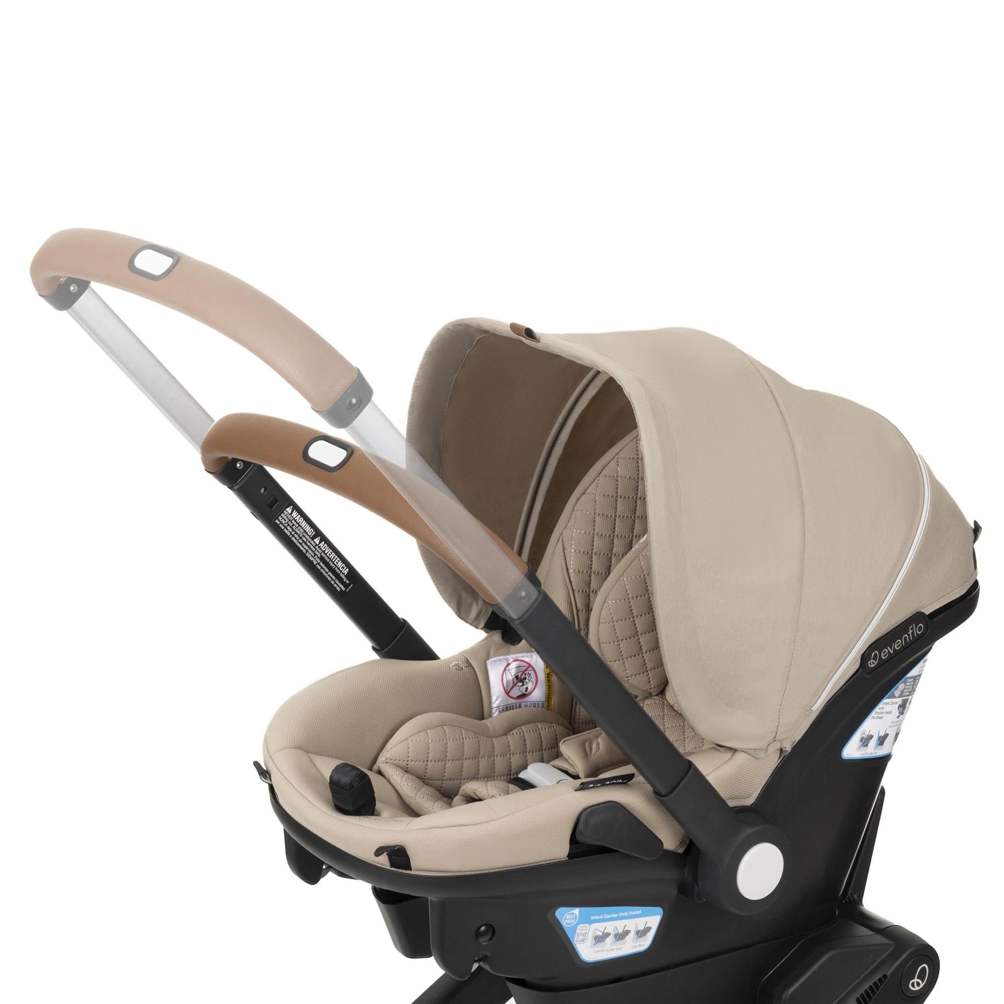 Evenflo Shyft DualRide Infant Car Seat Stroller Combo Topaz