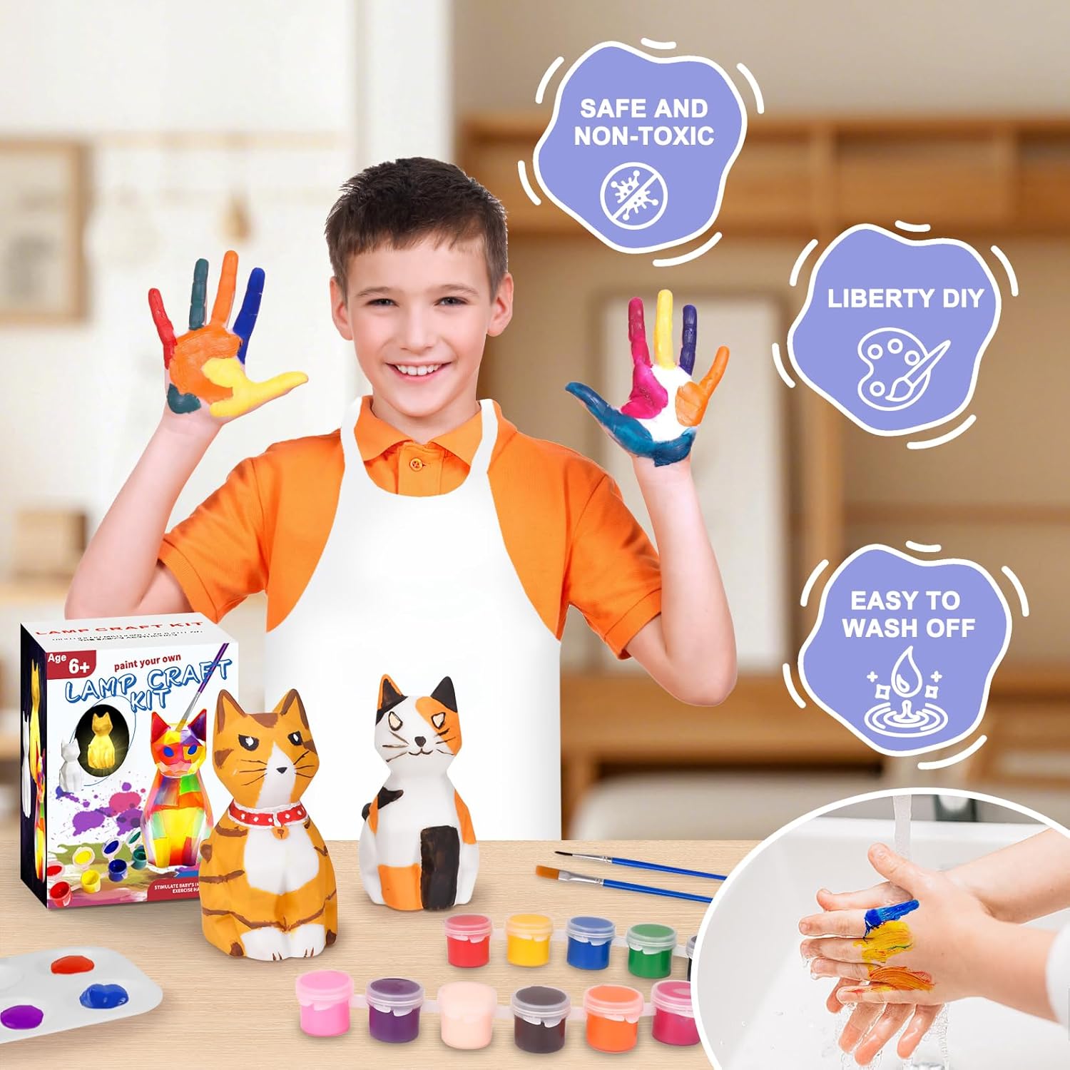 Arts and Crafts for Kids Ages 8-12: Gifts for Kids Art Supplies Craft Kits Birthday Gifts for Girls Boys Ages 6-12, Easter Stocking Stuffers Valentines Day Presents