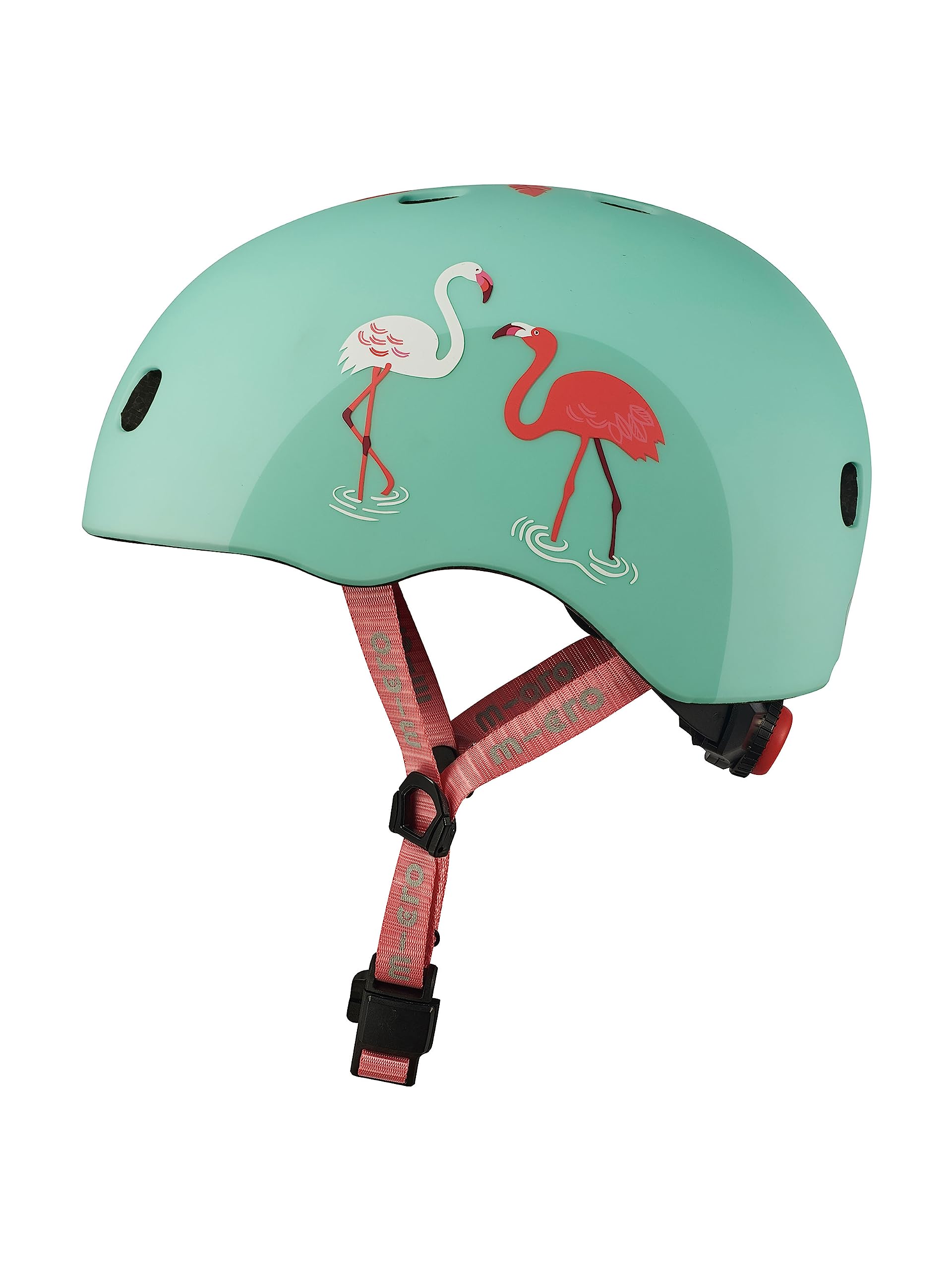 Micro® | Casco per Bambini per Monopattino o Bicicletta | Luce Posteriore di Sicurezza a 3 Posizioni | Ultralight 250 Grammi | Chiusura Magnetica | Bambini e Ragazze