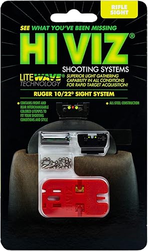 Miniatura 2 de HIVIZ RG1022 Ruger 1022 Paquete combinado delantero y trasero