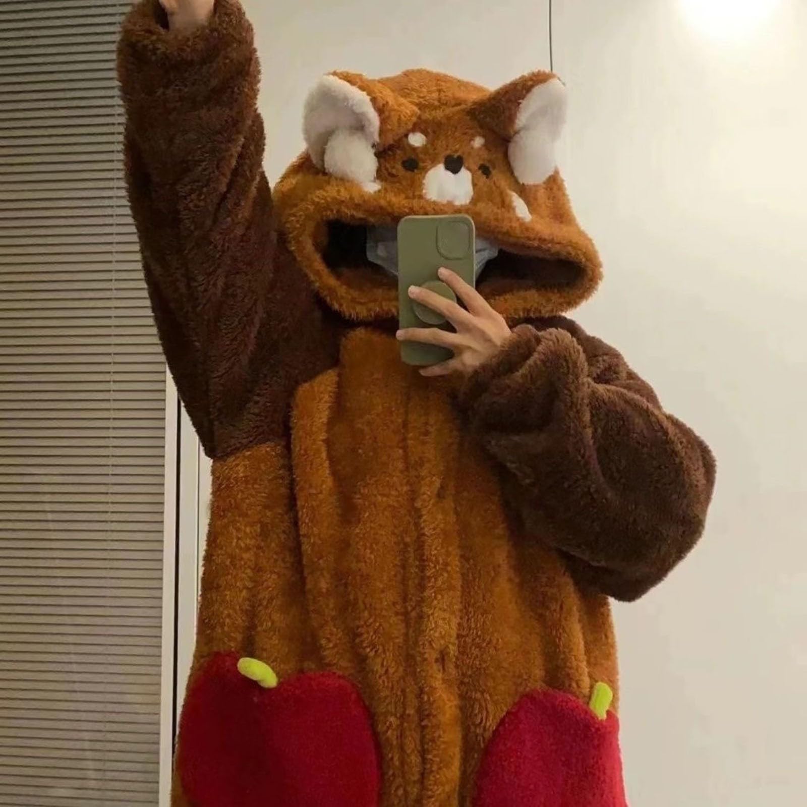 Pigiama Capibara Peloso, Tutina Capibara, Tutina Capibara Adulto Pigiama Intero Indossabile Capybara Tutina Capybara, Morbido Pigiama Per Cosplay, Bambini E Adulti
