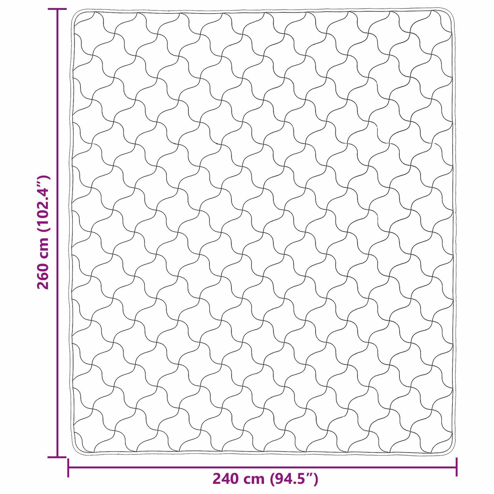 Piumone invernale color crema, 240 x 260 cm, in microfibra, pile, traspirante, durevole, lavabile, per camera da letto, per tutto l'anno, design morbido, adatto per chi soffre di allergie