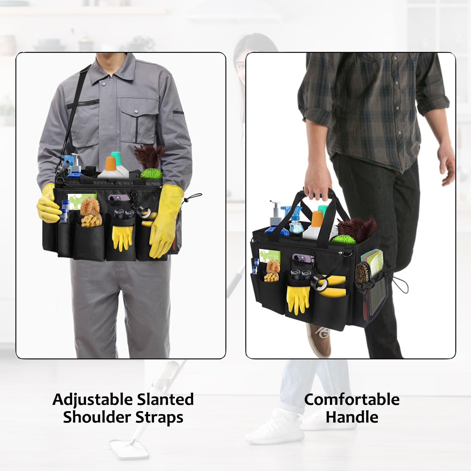Cleaning Caddy Bag - Organize Your Supplies -4