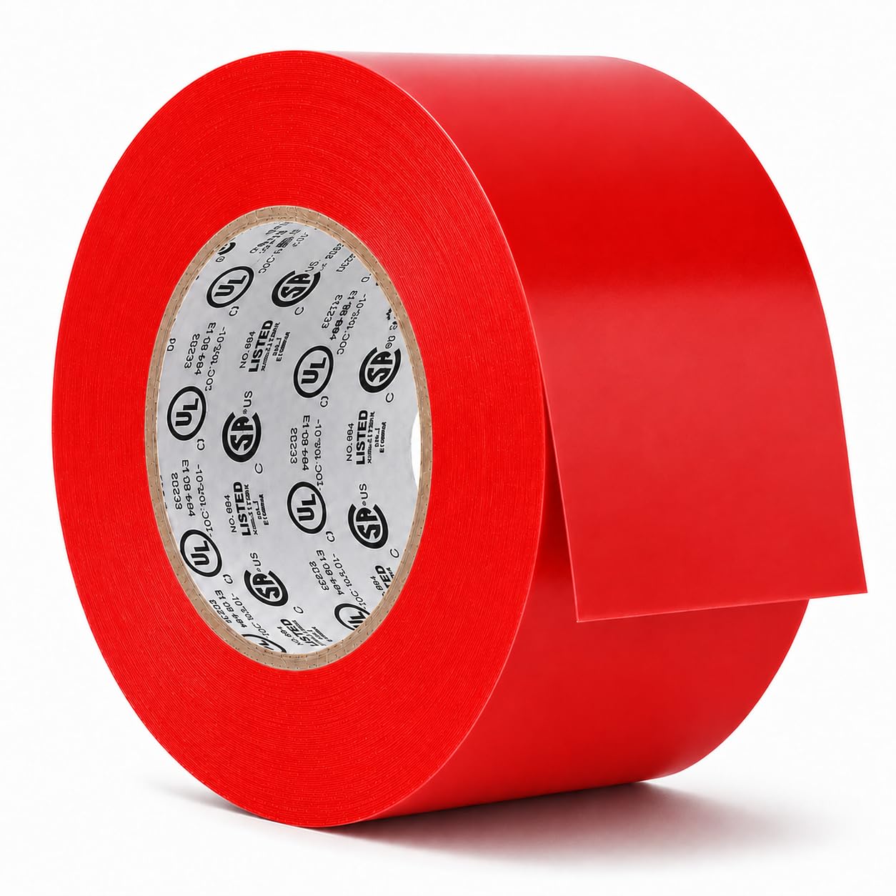 GGR Supplies EL-766AW Red General Purpose Electrical Tape, 1.5 Inch x 66 Feet, 7 Mil PVC, UL/CSA Listed Core, 600V Flame-Retardant Insulation for Wire Splicing, Bundling &amp; Color Coding, Pack of 1