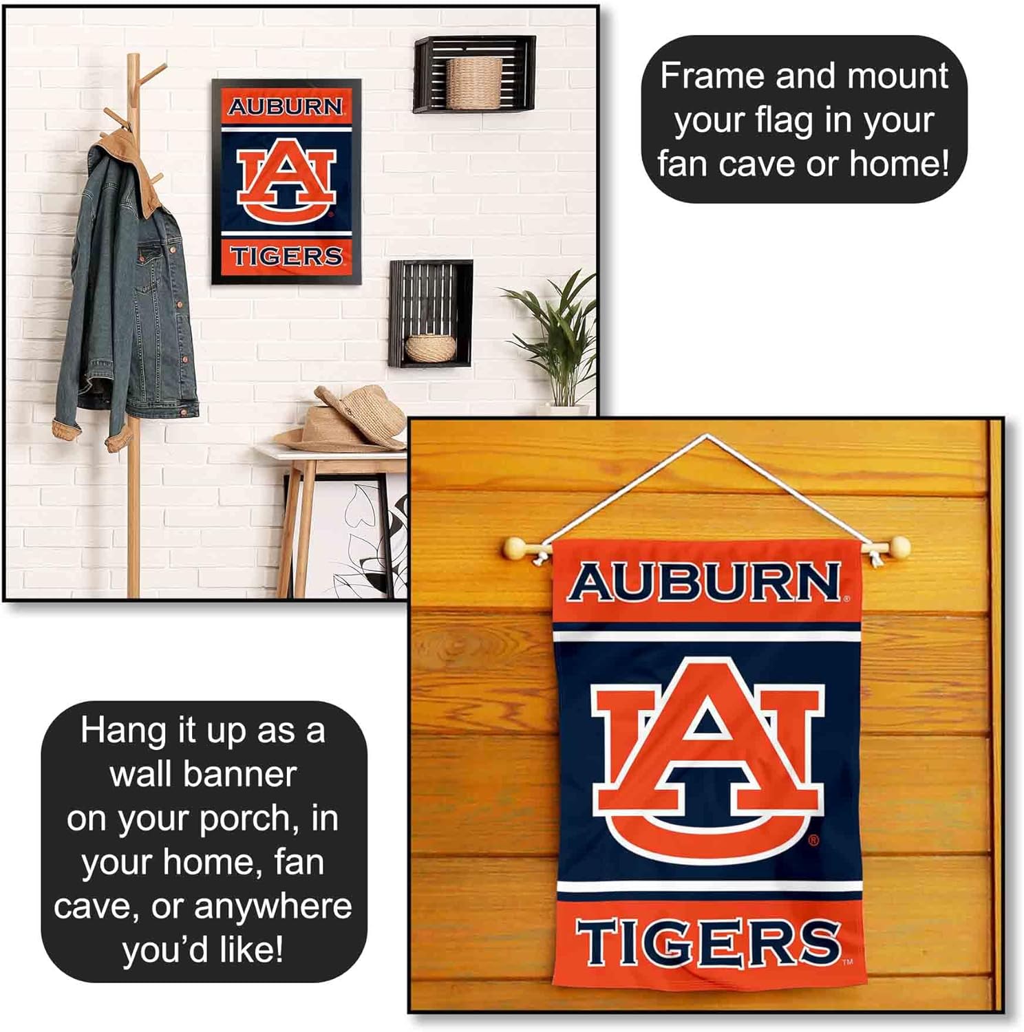 College Flags & Banners Co. Auburn Garden Flag - Image 5
