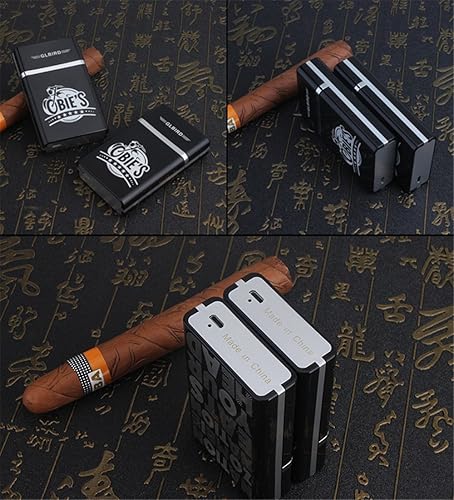 Miniatura 5 de Bestwishes2u 1 unids USB recargable encendedor caja titular para mujeres/sin llama electrónico recargable USB encendedor -hombre regalo