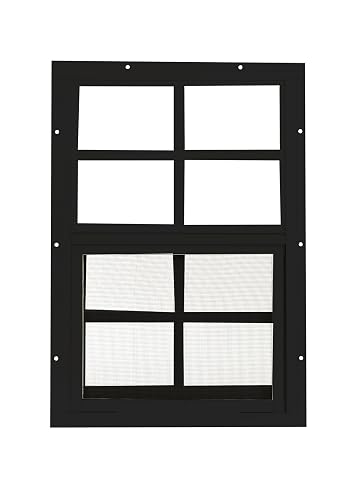12x18 Shed Window, Flush Mount Sliding Window with Tempered Glass