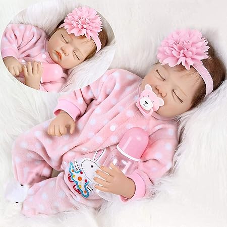 Hryeoy Poupee Reborn 22 Pouces Bebe Reborn Fille Silicone Vinyl Lovely Toddlers Doll Bebe Avec Une Combinaison Rose Pour Les Cadeaux D Anniversaire De Noel Amazon Fr Jeux Et Jouets Hryeoy Poupee Reborn 22 Pouces Bebe Reborn Fille Silicone Vinyl Lovely Toddlers Doll Bebe Avec Une Combinaison Rose Pour Les Cadeaux D Anniversaire De Noel Amazon Fr Jeux Et Jouets