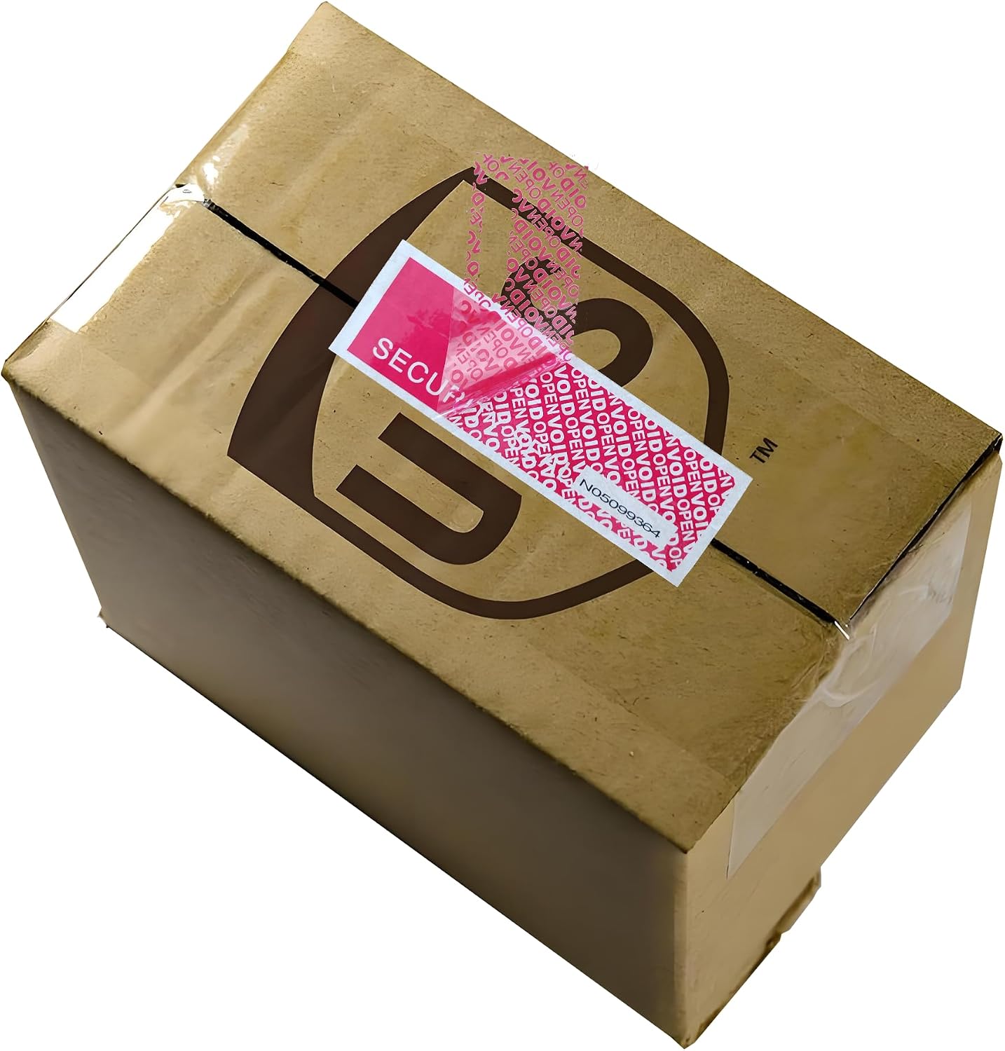 1 Rolls,1.9" x55 Yards Total Transfer Precut Serial Numbered Tamper Proof Tamper Evident Security Tape Seals (Super Thick Void Film, Perforated per 6”)