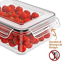 Vista 5 de Juego de 52 Piezas de Recipientes Herméticos para Almacenamiento de Alimentos con Tapas (26 Recipientes y 26 Tapas), 100% Recipientes de Plástico a