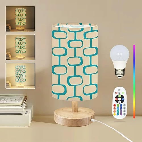 Lámpara de mesita de noche, estilo moderno de mediados de siglo, estilo vintage retro atómico sin costuras de los años cincuenta 16 vías regulable disponible en Yaxa Guatemala