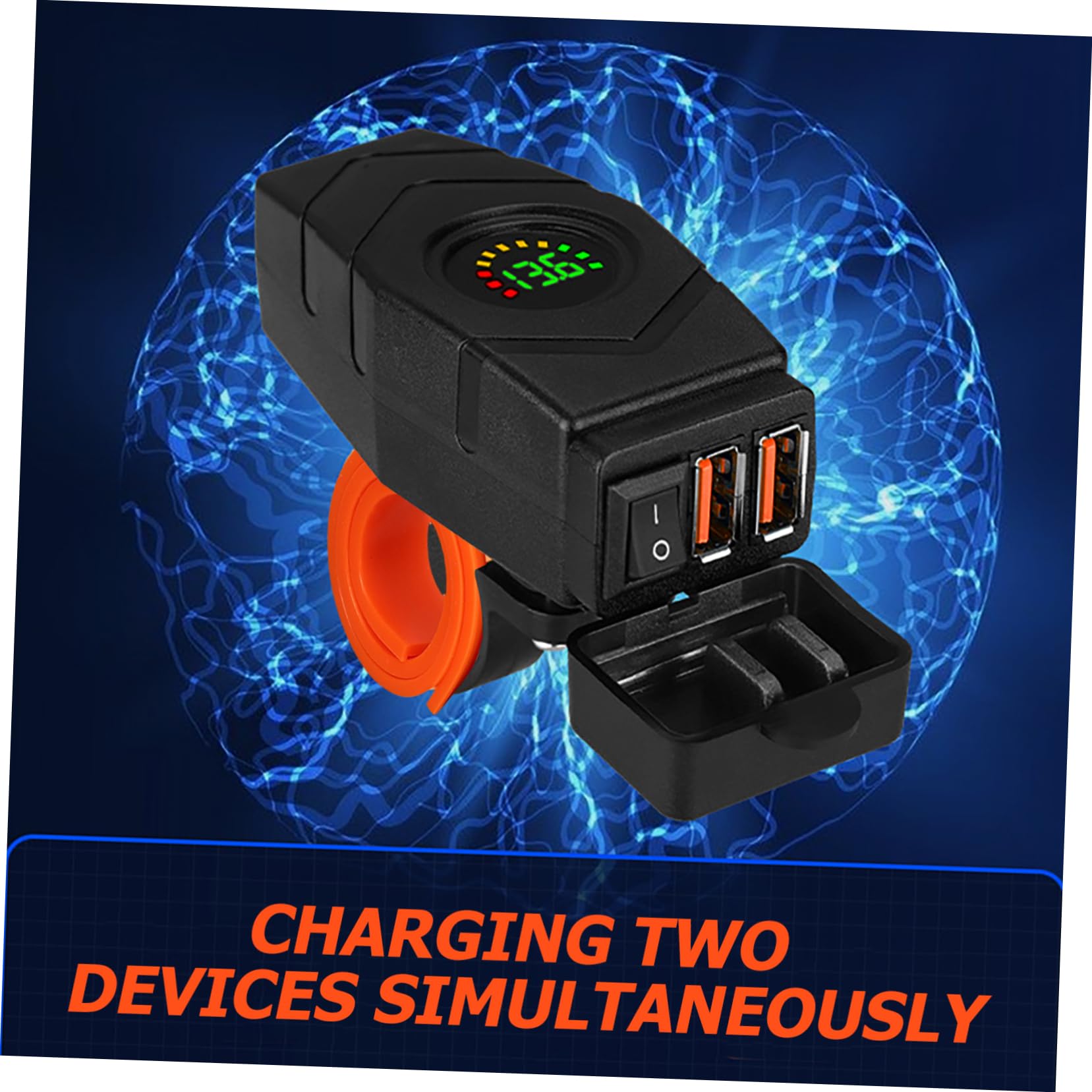 OUNONA Motorcycle Charger Motorcycle Accessories Cell Phone Charger Motorcycle USB Charger for Motorcycle USB Charger Motorcycle Phone Charger for Motorcycle