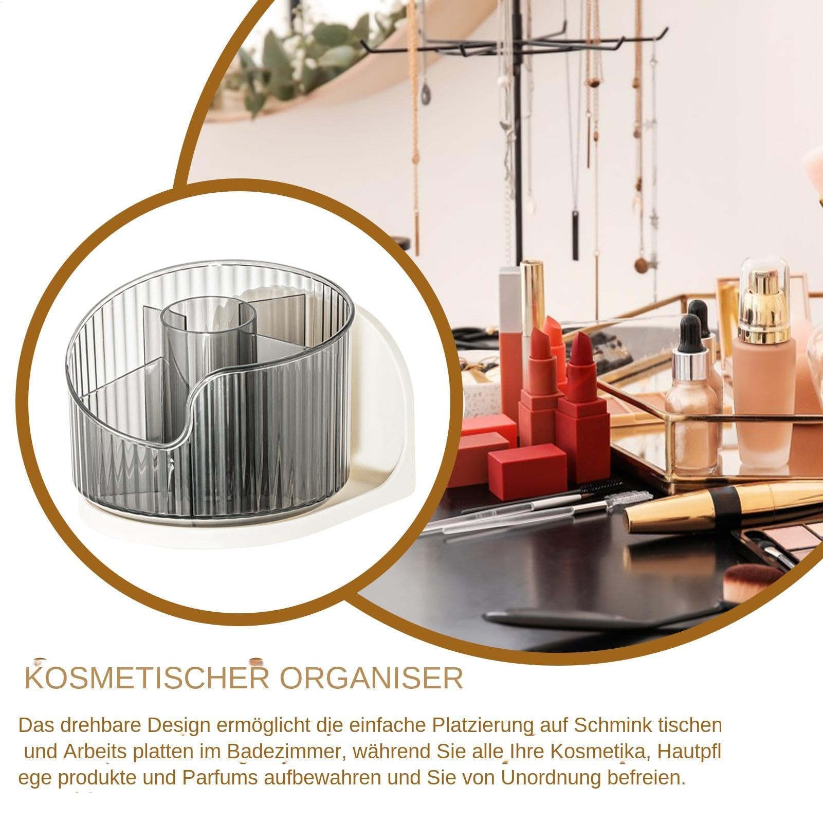 Obrotowy organizer na pędzle do makijażu, obrotowy organizer na kosmetyki, obrotowy organizer na kosmetyki do makijażu, organizer na kosmetyki do pielęgnacji skóry i opatrunki