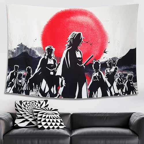 Miniatura 2 de Jetuzazrak Póster de tapiz de anime japonés para colgar en la pared, para dormitorio, sala de estar, dormitorio, fiesta de cumpleaños, decoración de