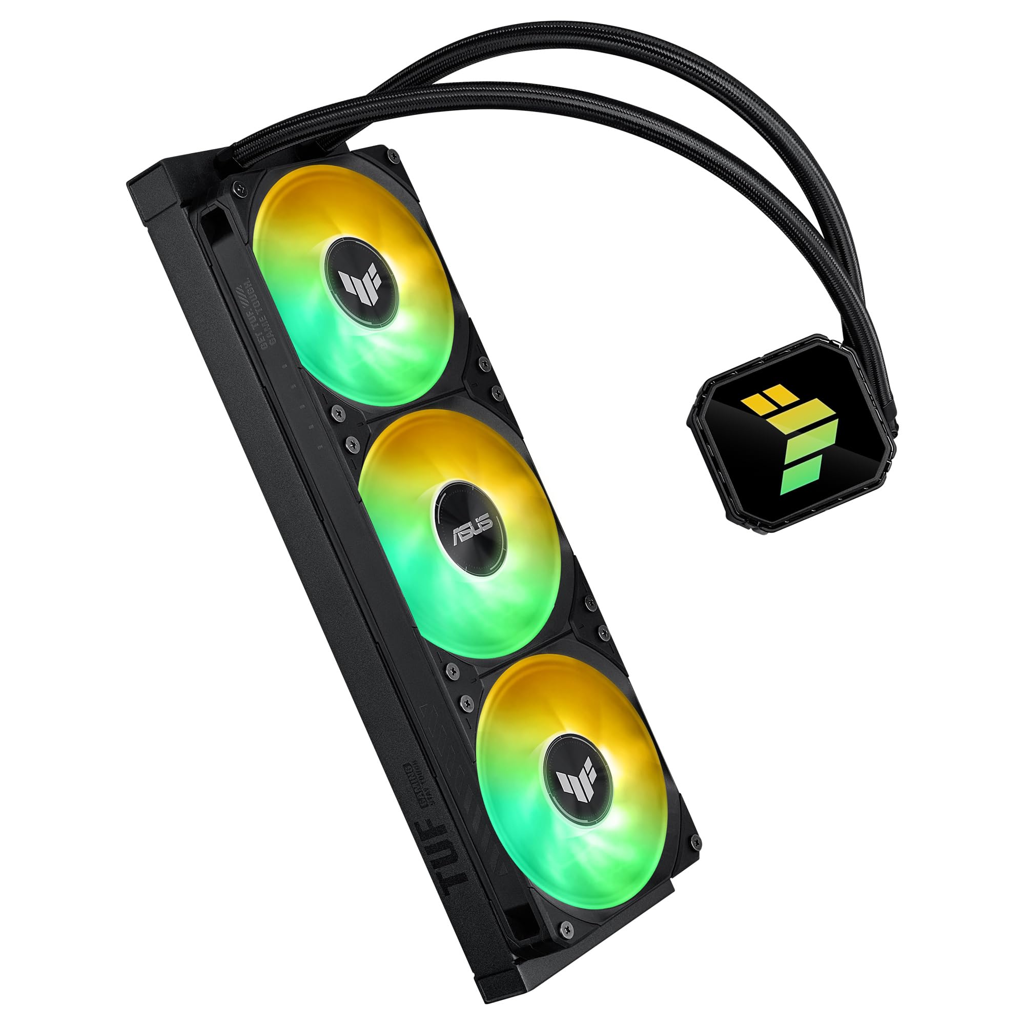 ASUS TUF Gaming LC III 360 ARGB - Sistema de refrigeración líquida todo en uno para CPU con tres ventiladores preinstalados, bomba eficiente para asegurar temperaturas de funcionamiento óptimas