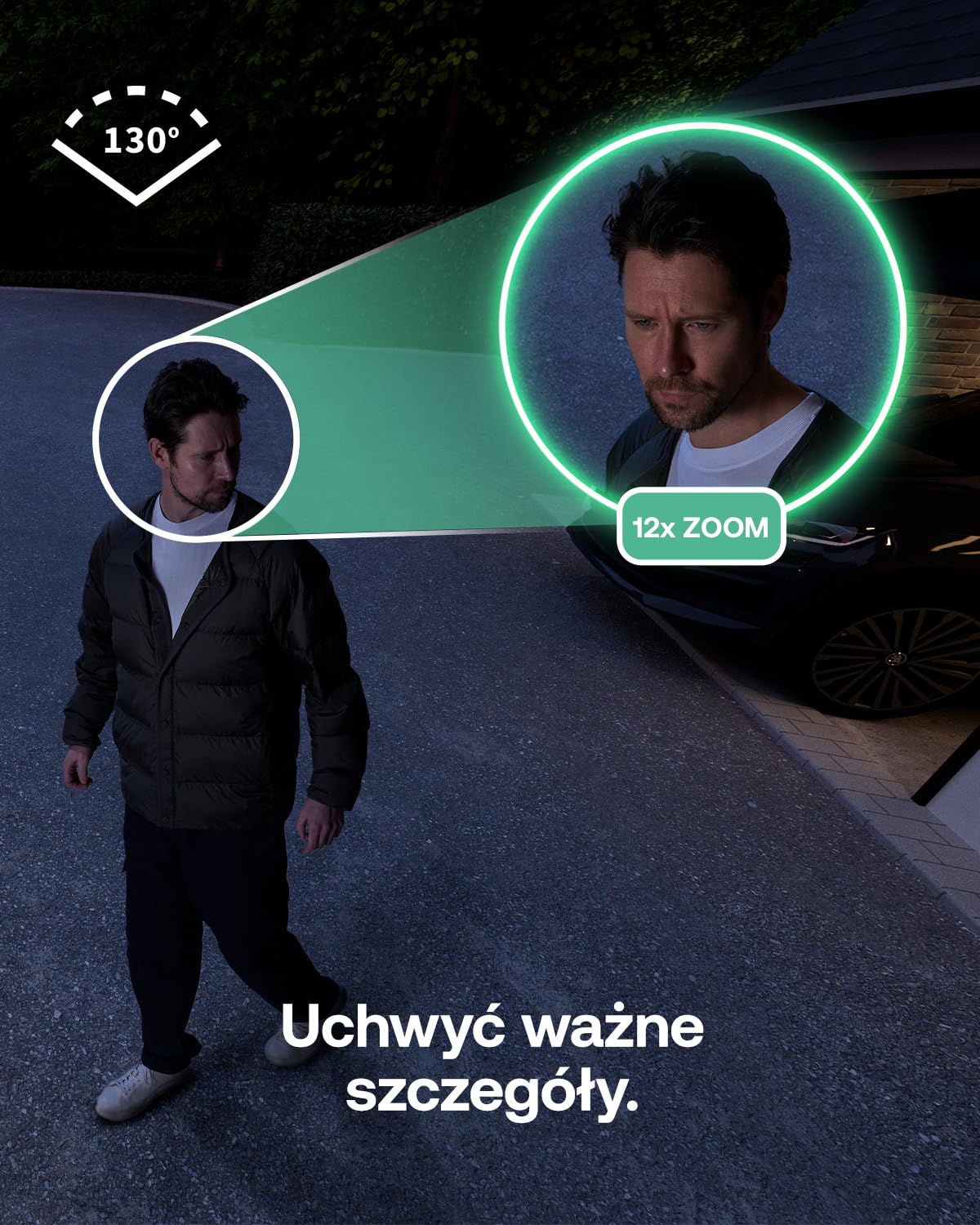 Arlo Essential 3 HD bezprzewodowa kamera bezpieczeństwa na zewnątrz (2), 1080p, kolorowy obraz w nocy, światło, czujnik ruchu, syrena, dwukierunkowy dźwięk, inteligentny dom, z Testowy Plan Secure