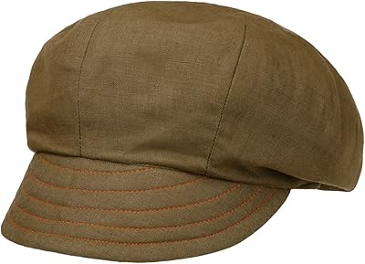 Alfonso DÂ´Este Hemp Newsboy CapDâ€™Este Women Olive One Size