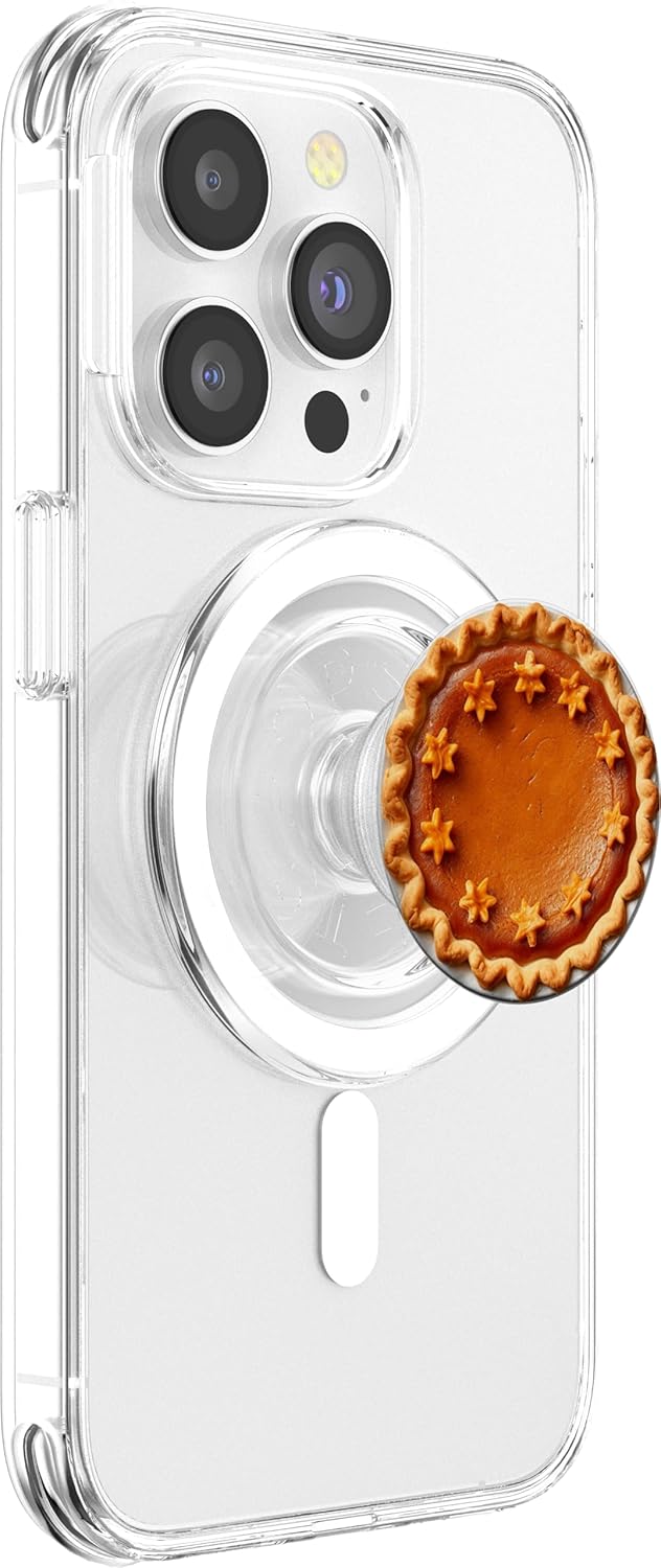 Pumpkin pie seen from above US stars PopSockets MagSafe PopGrip for iPhone