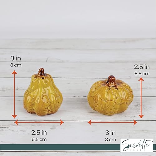 Miniatura 5 de Salero y pimentero de cosecha de porcelana, color verde