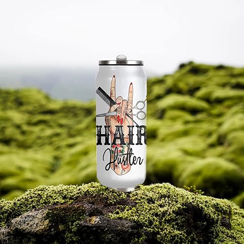 Miniatura 4 de Vaso para estilista, regalo de graduación para hombres y mujeres, taza de café divertida de acero inoxidable de 17 onzas con tapa, vaso de café