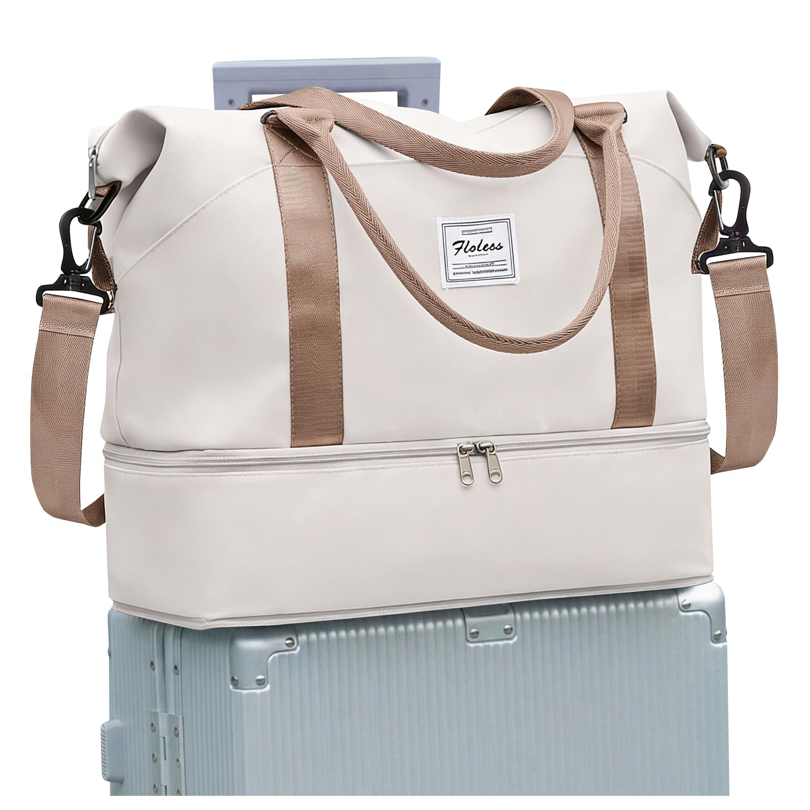 SZLX Ryanair Cabin Bag 40x30x20 Duffel Bag, Ryanair Airlines Cabin Bag 40x20x25 Underseat Foldable Travel Duffel Bag Holdall Tote Carry on Hand Luggage Overnight for Women and Men(Olive Green) — view 33