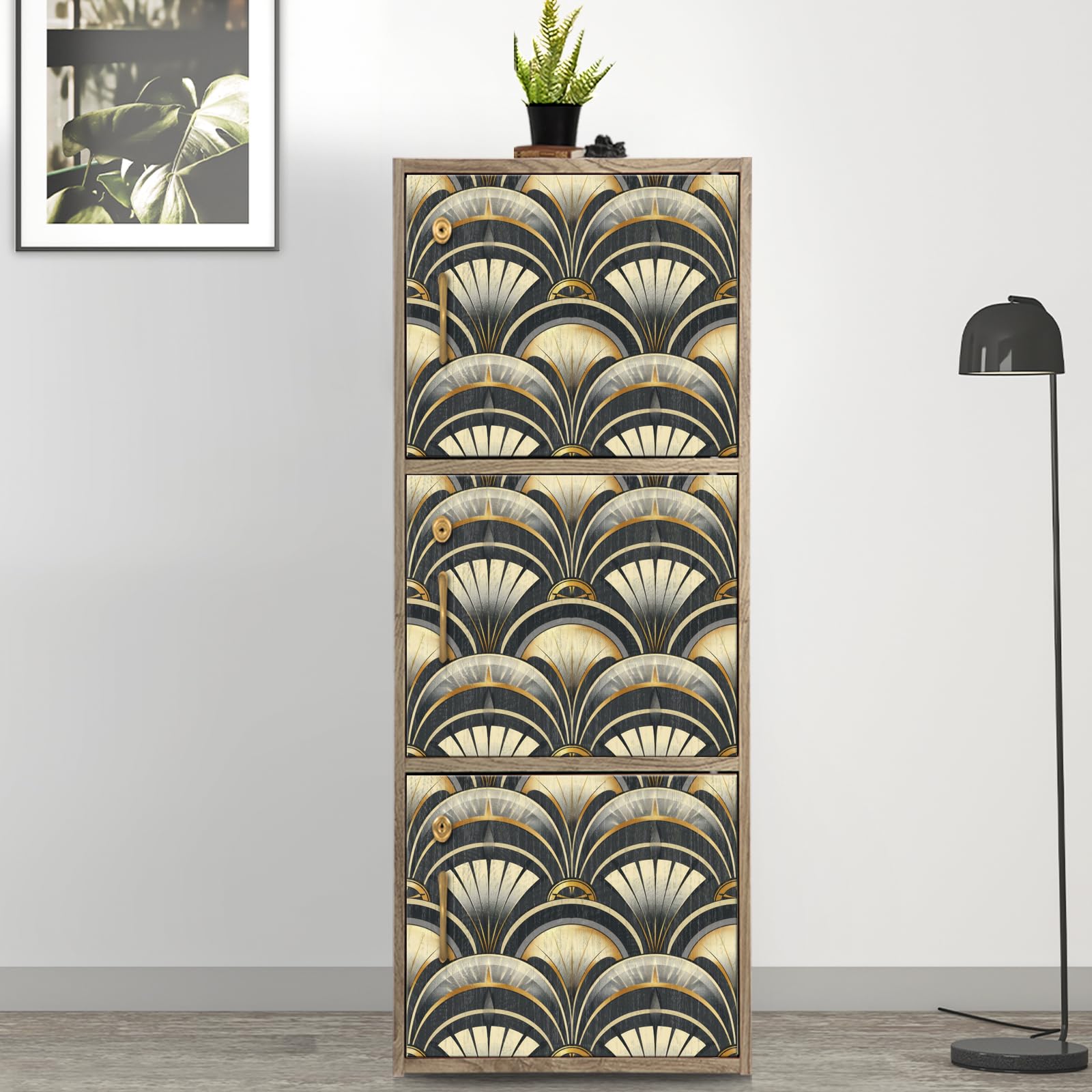 VaryPaper Papel Pintado Pared Selva Papel Pintado Tigre 44.5cmx200cm