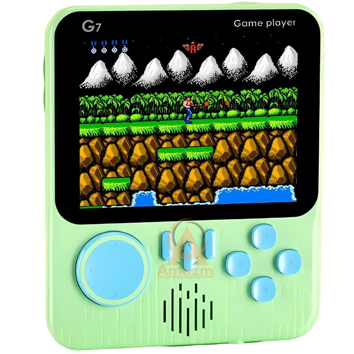 See full amazon price history chart for Amazm Retro Classic Game Box G7 - 3.5 Inch Screen, 666 in 1 Games - Video Game for Kids, Handheld Mini Video Game Console, Play on TV - Includes Games Like Contra, Tank, Bomber Man ( Assorted Color ) Amazm Retro Classic Game Box G7 - 3.5 Inch Screen, 666 in 1 Games - Video Game for Kids, Handheld Mini Video Game Console, Play on TV - Includes Games Like Contra, Tank, Bomber Man ( Assorted Color ) (B0DFQCWPGD) Amazon Price History, Amazon Price Tracker